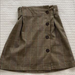 Urban outfitters plaid skirt